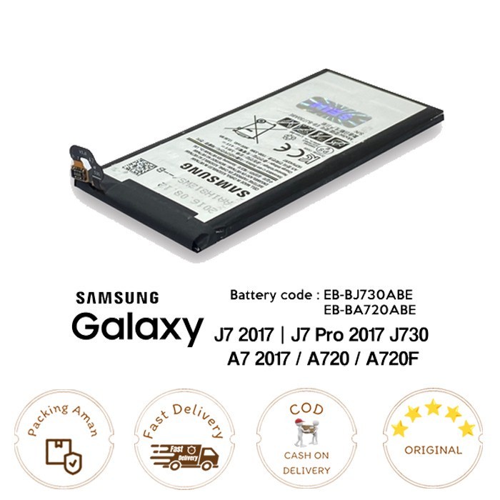 Baterai SAMSUNG Galaxy J7 2017 / J7 Pro 2017 / A7 2017 / A720 ORI