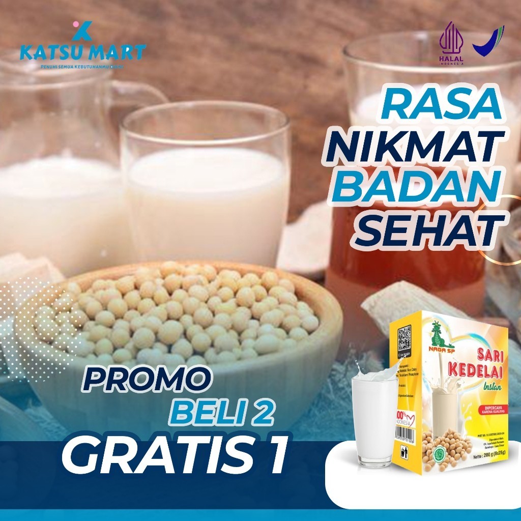 

Soya Sari Susu Kedelai 200g Minuman Kesehatan Keluarga PROMO BELI 2 GRATIS 1