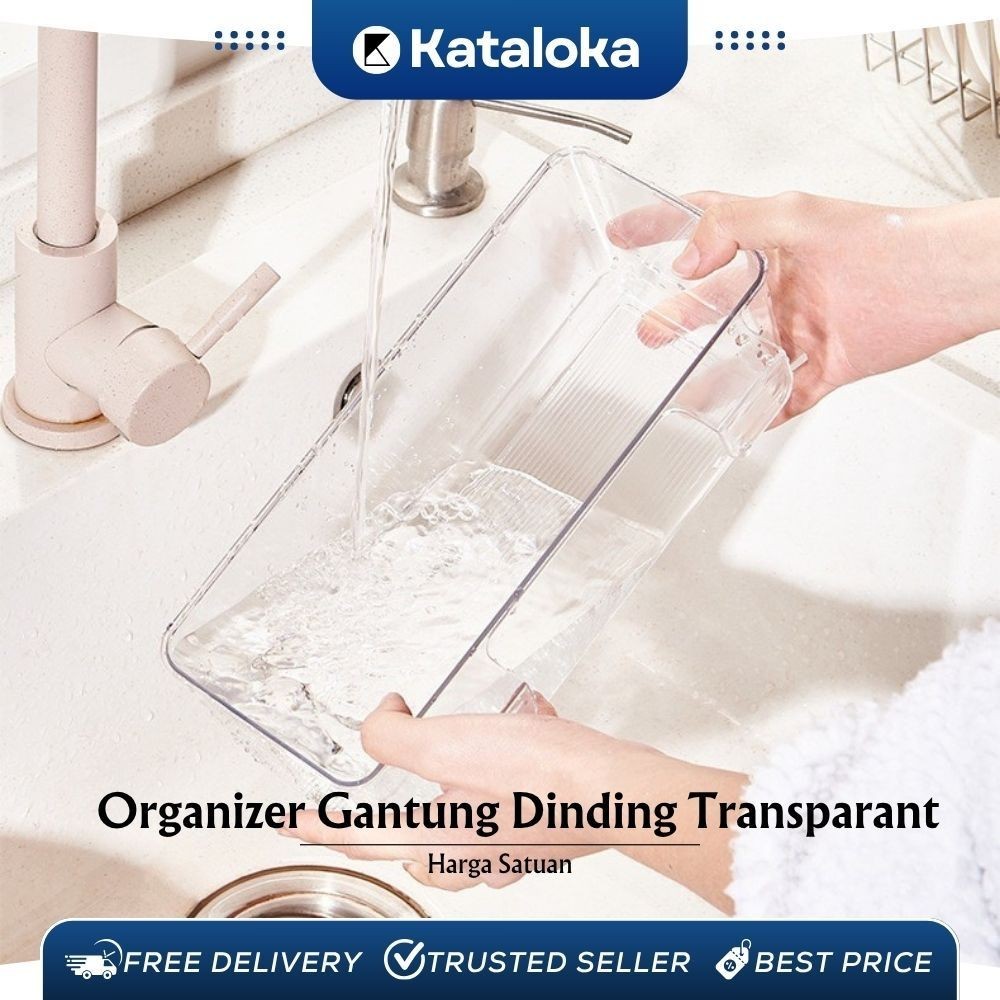 KATALOKA Head tier Holder Perfume Makeup Rak Organizer Gantung Tempel Serbaguna Kotak Penyimpanan Te