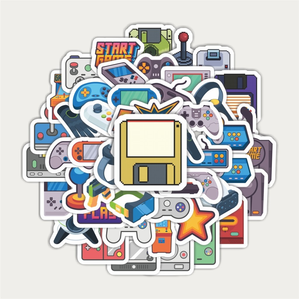

Sticker Pack Stiker Gamepad Konsol Game | Sticker TUMBLR | Stiker LAPTOP KOPER HELM