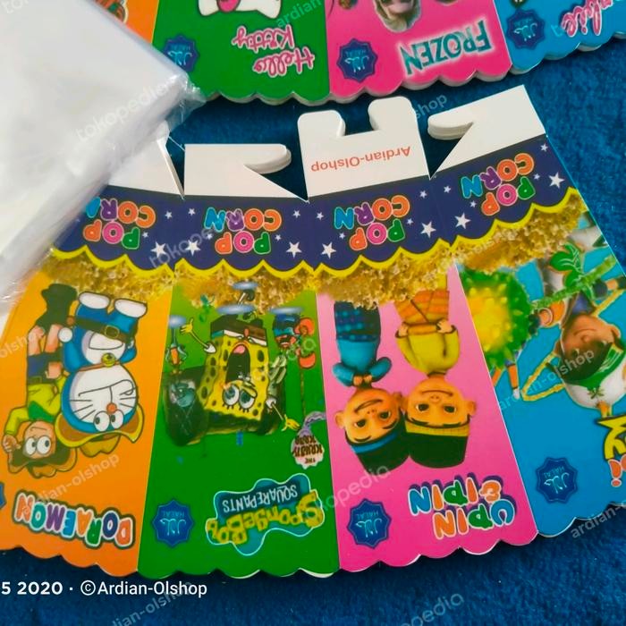 

Promo KERTAS + PLASTIK KOTAK KEMASAN BUNGKUS POPCORN 12 x 6 1 pack isi 100 L terlaris