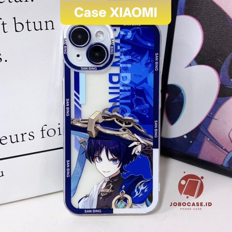 Case Redmi Premium San Bing Genshin Impact  Redmi 12 13C 9C 10A 9A 12C 9T 11A 10 9 10C 9C NFC Note
