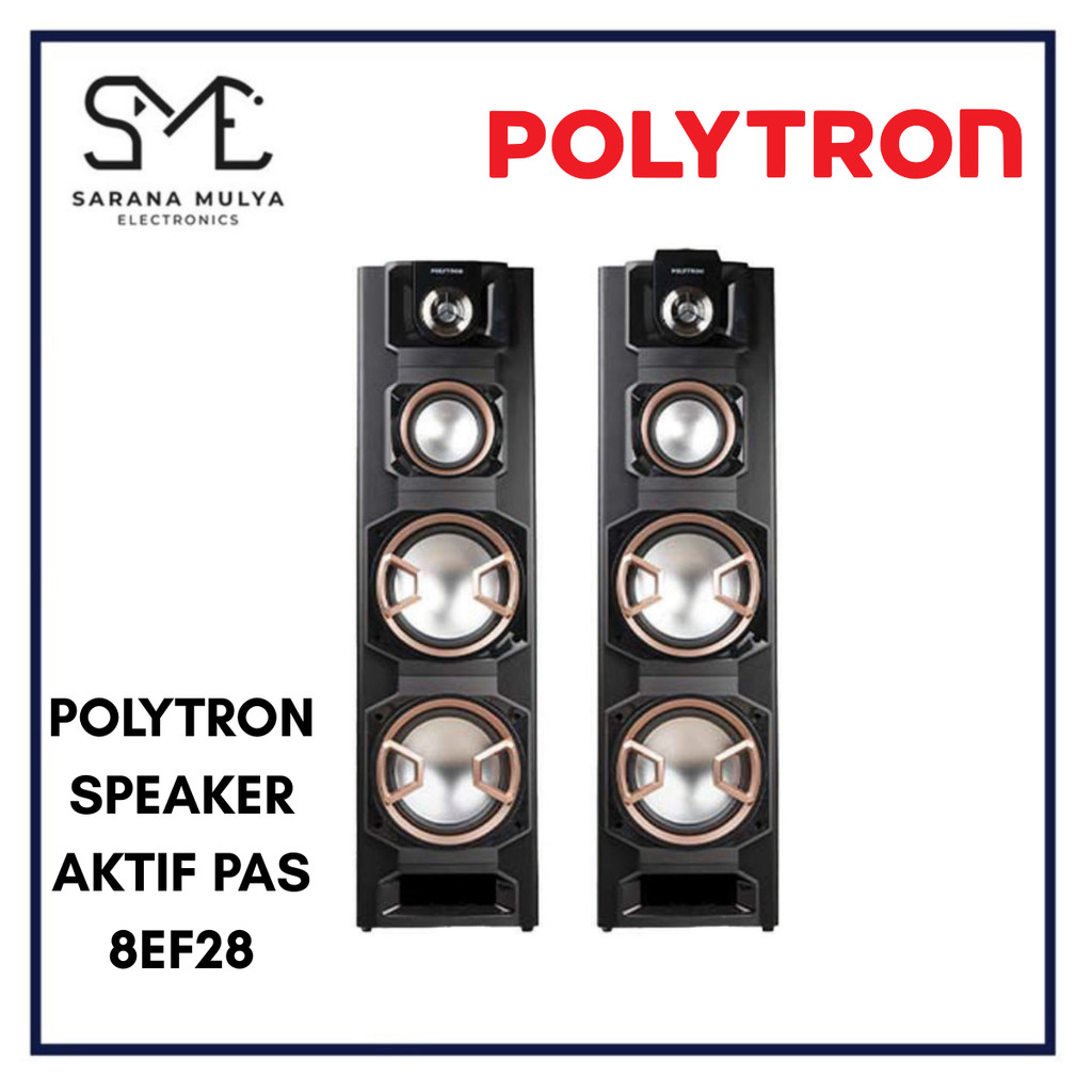 SPEAKER AKTIF POLYTRON PAS 8EF28 PAS8EF28 8E28 BLUETOOTH