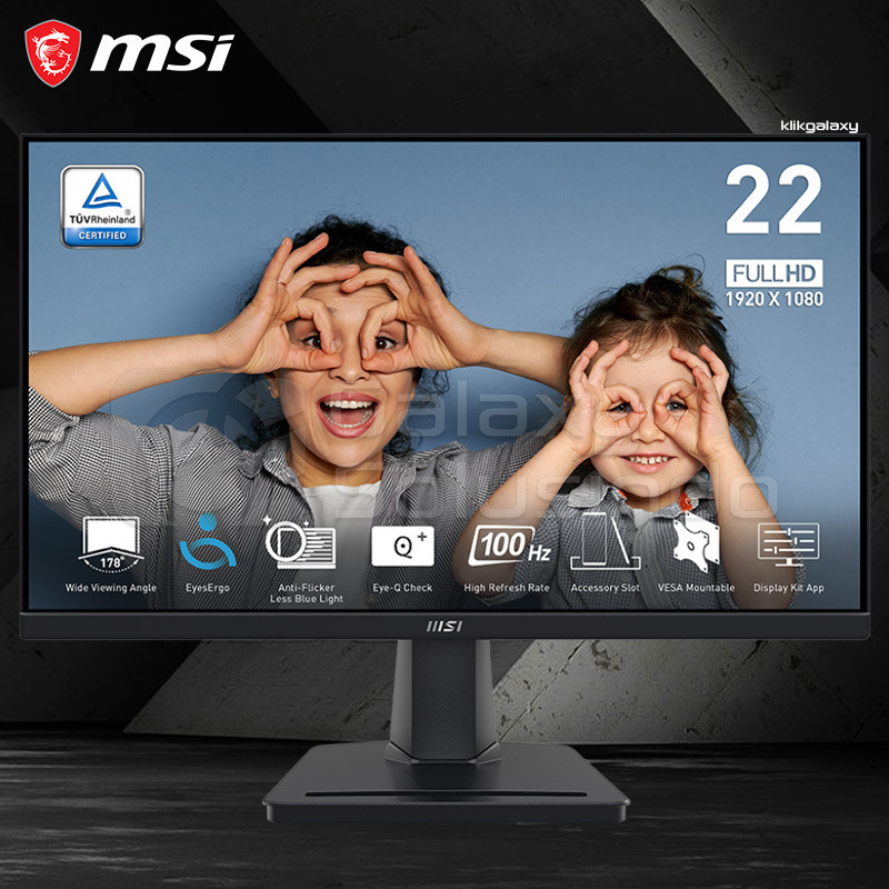 MSI PRO MP225V 22 Inch VA 100Hz FHD Professional Monitor