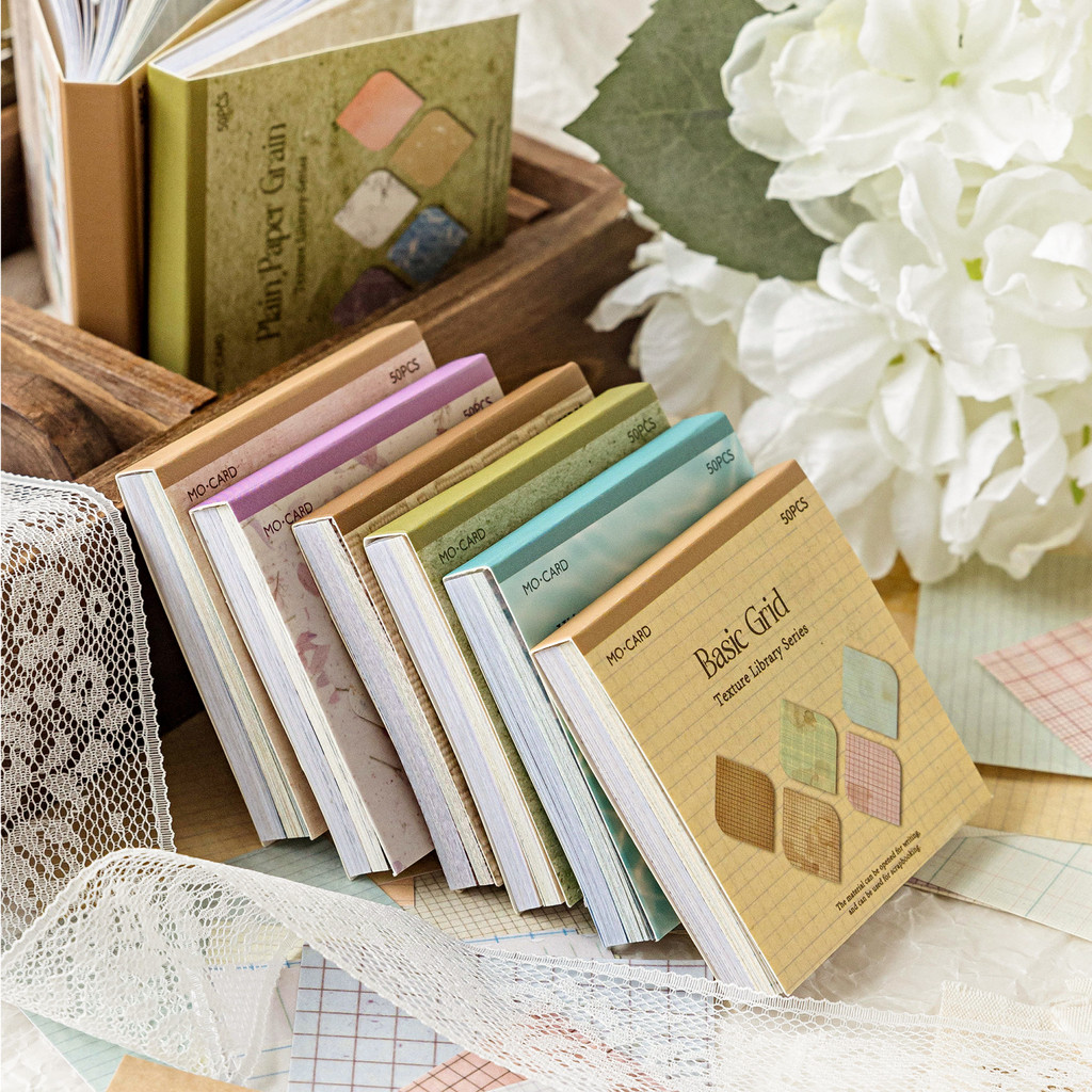 

50 sheets Craft Vintage Scrapbooking Paper Kawaii Art Junk Journal Deco Sticker Natural Collection DIY Material Paper