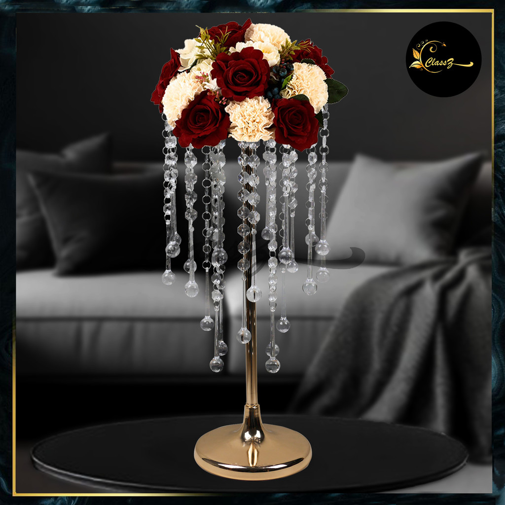 (CLASSZ) VAS BUNGA STANDING LOLIPOP | HIASAN MEJA MEWAH | DECOR WEDDING SURABAYA | DEKORASI PELAMINA