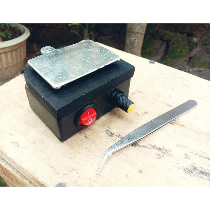 PEMANAS UNTUK PELEPAS CHIP LED SMD /BACKLIGHT TV - Pemanas +flux, Alat