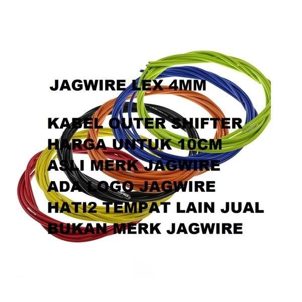 KABEL Jagwire LEX 10CM Shifter Housing 4mm Outer Luar sepeda mtb rb - Hitam