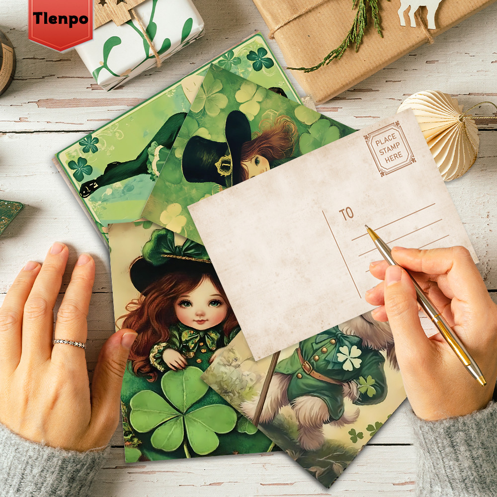 

32pcs, Vintage St. Paddy's Day Postcards, Tricky Postcards, Message Cards, Cards, DIY Postcards, Collectible Holiday Decorations