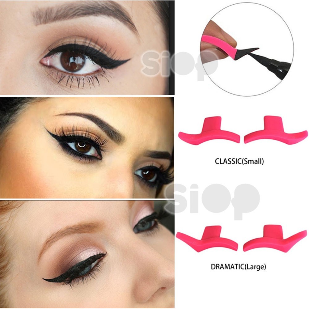 Cetakan Eyeliner Wing Cap Stamp Makeup Tools