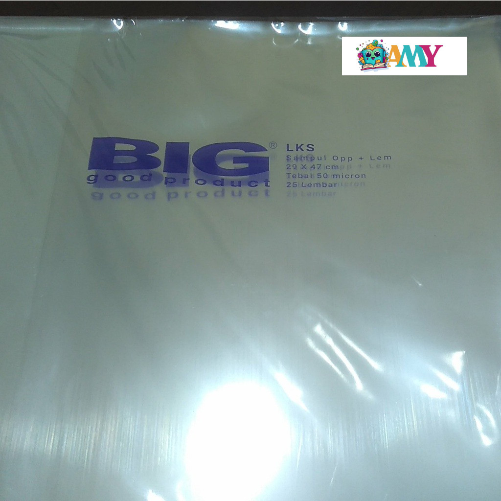 

BIG SAMPUL OPP DLX 0.5 1004 LKS(25PCS) AMY STASIONARY