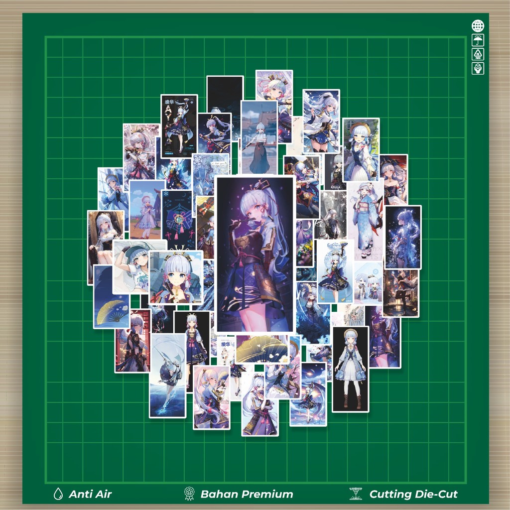 

HOT 50 PCS STIKER Stiker Anime Genshin Impact Stiker Fashion Cars Decal Dingin Kartu Album Custom Vinyl Anti Air- Sticker Aesthetic Buku Journal Koper Casing HP Tablet Laptop Helm Motor Botol Minum