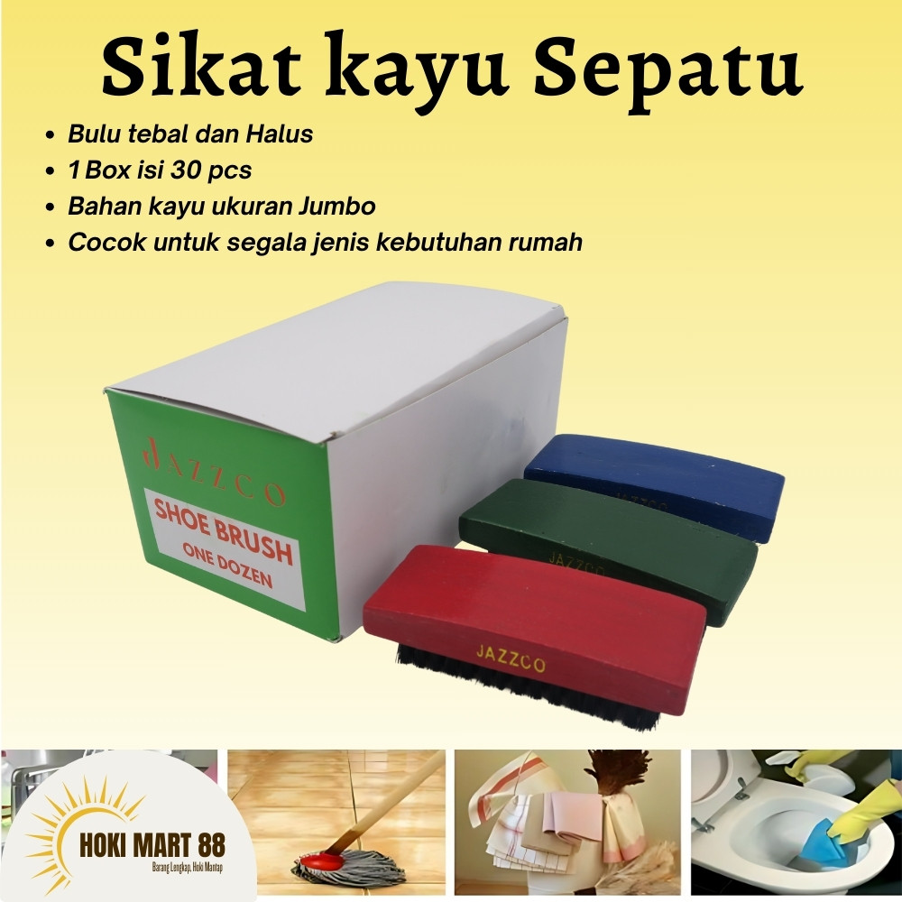 1 Box (12 Pcs) SIKAT SEMIR SEPATU JAZZCO BC-428 - SIKAT SEPATU