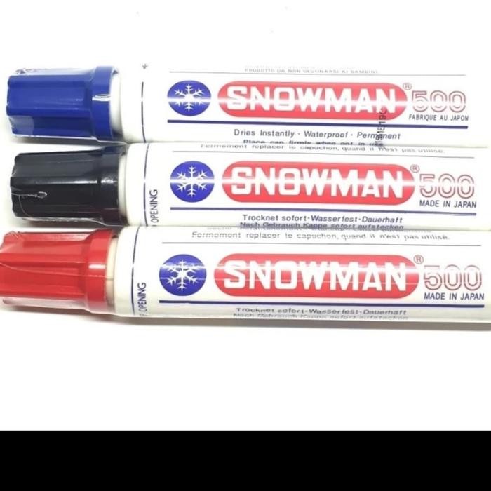 

Spidol Snowman 500 Jumbo - Merah