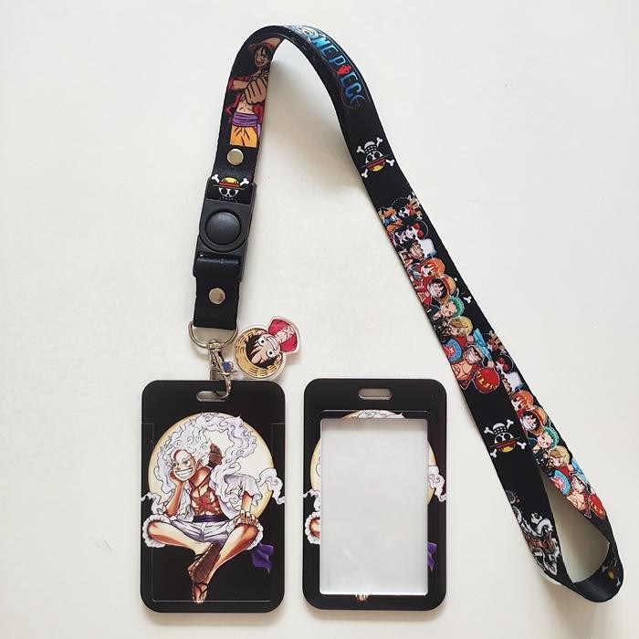 

ID Card Holder Name Tag Lanyard / Kalung Wadah Kartu Anime One Piece 2 - Luffy