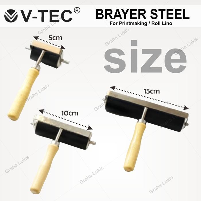 

Brayer for Printmaking / Roll Lino / Rol Besi - 5cm