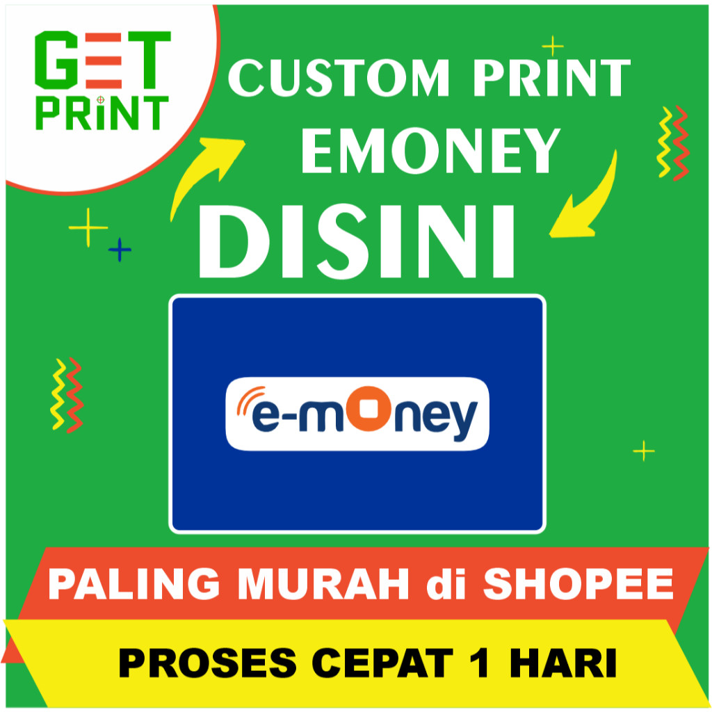 

Custom Print UV Kartu E Money E Toll Mandiri 1 Sisi Atau 2 SisiCO