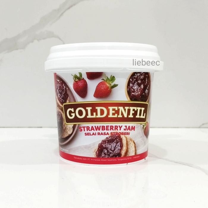 

[PROMO EXP TERBARU] Selai Goldenfil Strawberry 1kg / Goldenfill Strawberry Jam 1 kg Bergaransi Terlaris