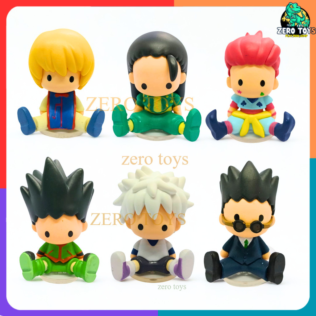 Blind Box Figure Hunter X Hunter Petadoll Killua Gon Freecss Kurapika Leorio Anime Pajangan