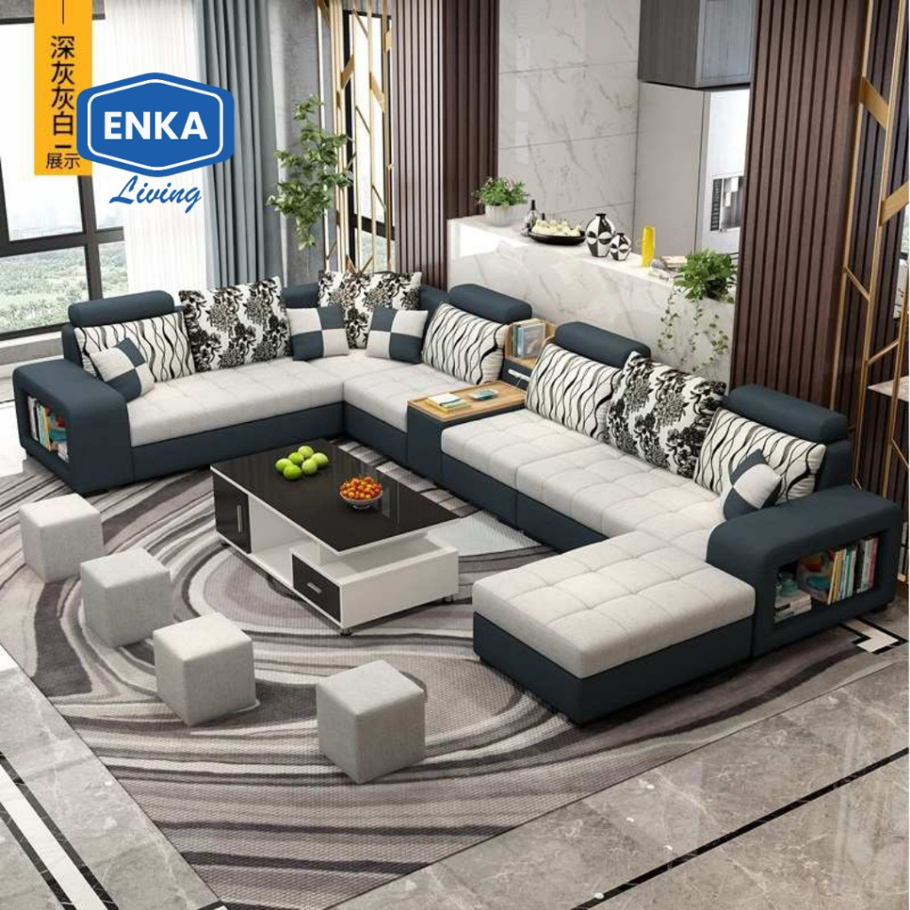 Kursi Sofa Minimalis Ruang Tamu Leter U Terbaru