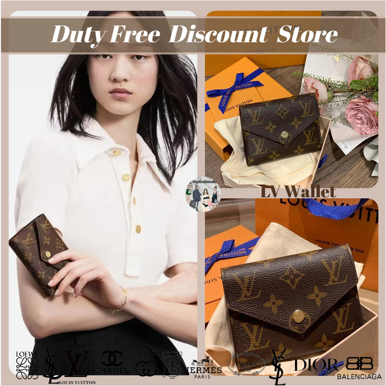 Tas LV Louis Vuitton Versi VICTORINE Dompet Klasik / Dompet Koin / Dompet Lipat / 100% Otentik