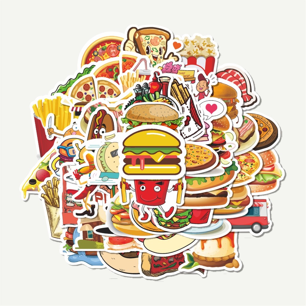 

Sticker Pack Stiker Food Delicious [Makanan Lezat] | Sticker TUMBLR | Stiker LAPTOP KOPER HELM