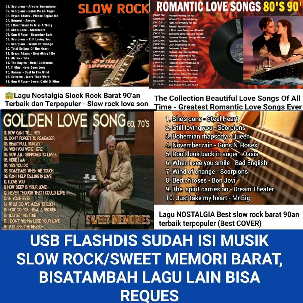 usb flasdis flashdisk flashdis isi lagu slow rock barat isi 1000 lagu.