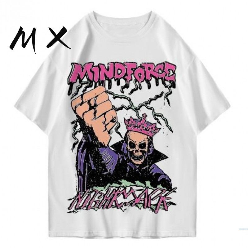 MX Kaos lengan pendek terbaru/Kaos kasual pria/Kaos kasual wanita/Baju longgar/Kebutuhan sehari-hari