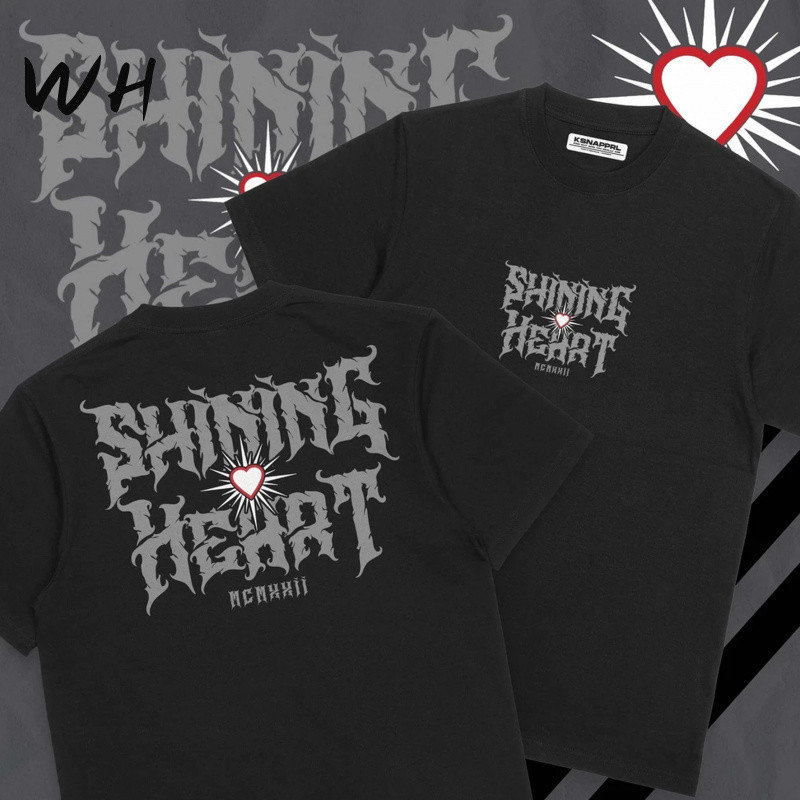 WH Kaos lengan pendek terbaru/Kaos kasual pria/Kaos kasual wanita/Baju longgar/Kebutuhan sehari-hari