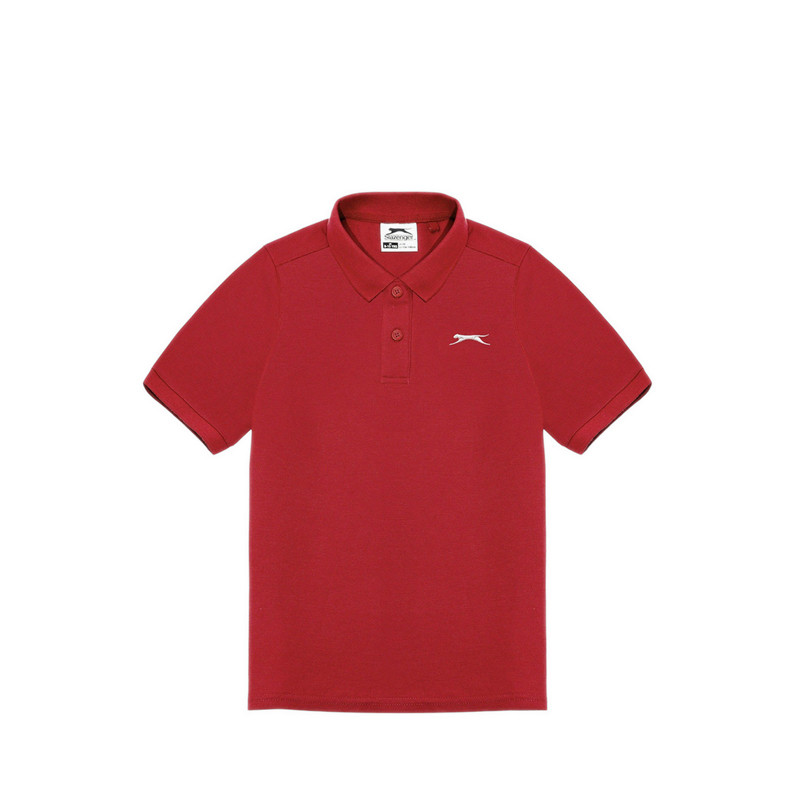 Slazenger Boy's Leisure Short Sleeve Polo Shirts - Red