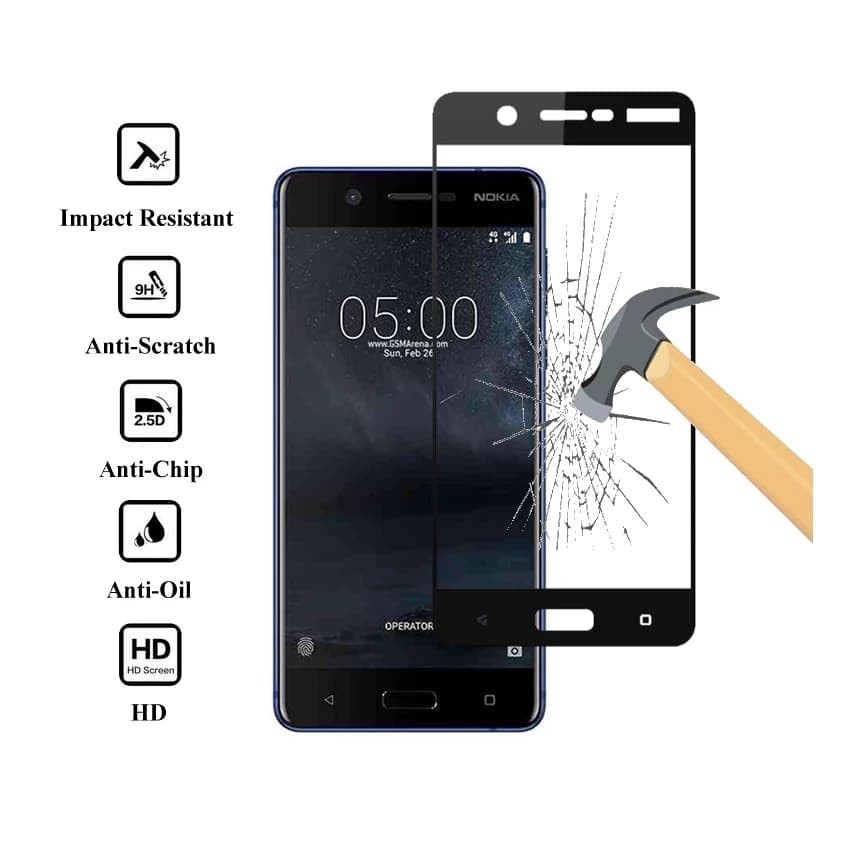 NOKIA 5 TEMPERED GLASS NOKIA 5 FULL COVER