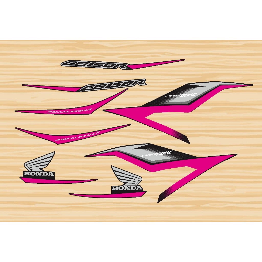 striping stiker cb150r 2019 cb 150r hitam