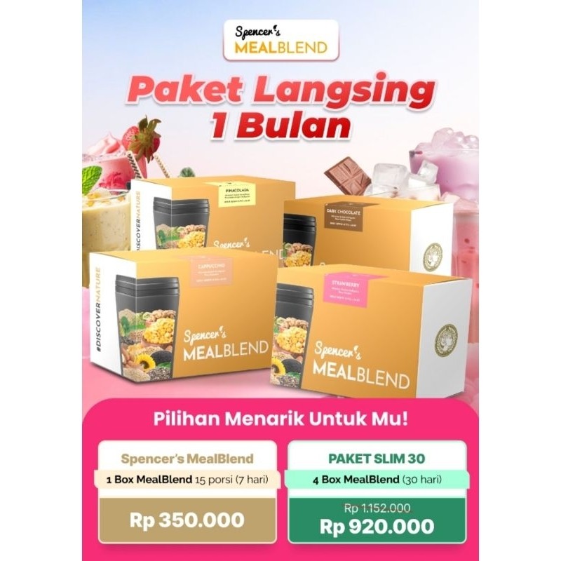 

Spencer's MealBlend Paket Langsing 4box