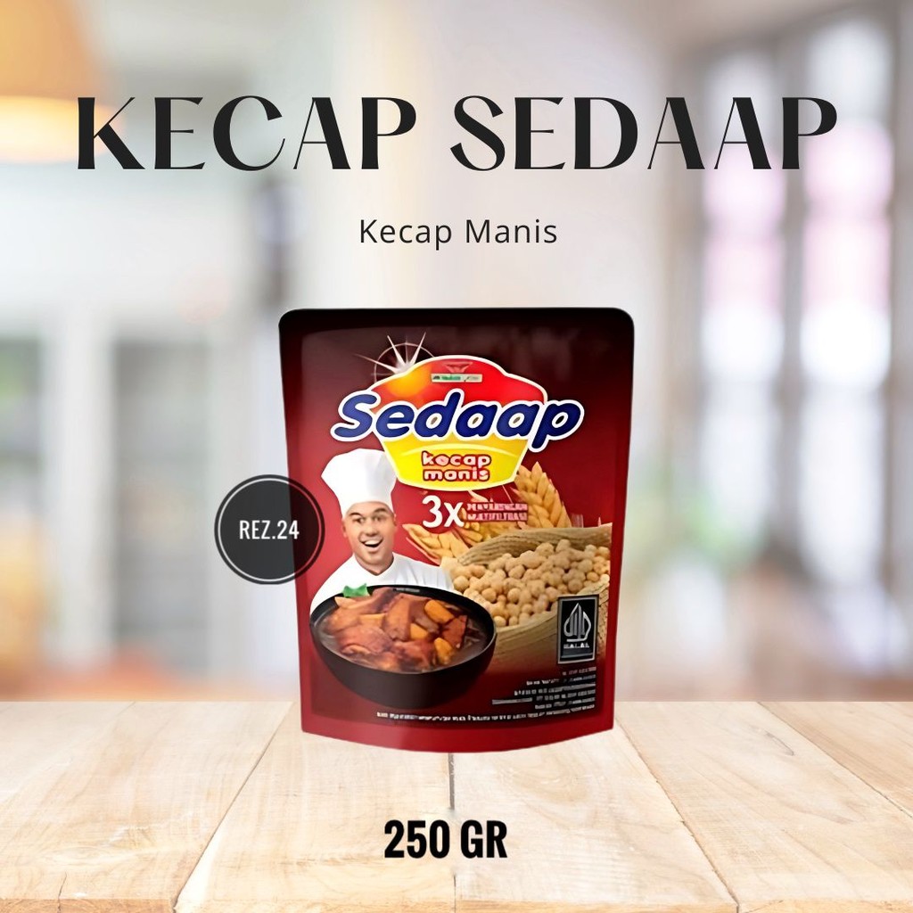 

Kecap Manis Sedaap 250 gram Kedelai Hitam