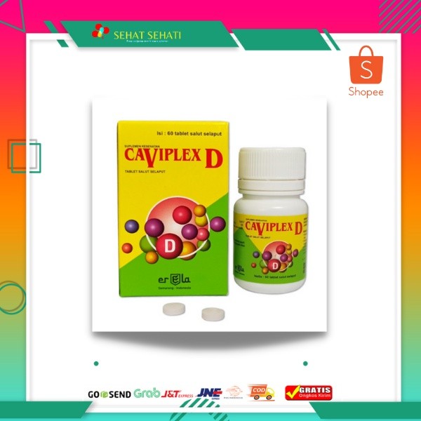 Caviplex D vitamin D3 1000 iu isi 60 tablet