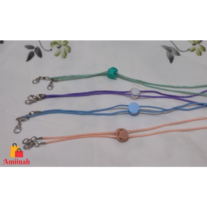 Strap Masker 2In1 Konektor Headloop Murah - Tali Masker Hijab Grosir