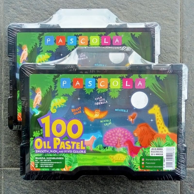 

New Crayon Oil Pastel Pascola 100 Warna ( Set ) [ Original ]Premium