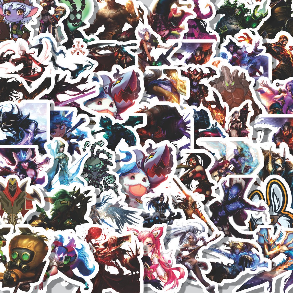 

Stiker Cutting Pack Stiker Kartun League Of Legends Skin 2 Isi 100Pcs Series Aesthetic Lucu Keren Untuk Koper Bahan Vynil