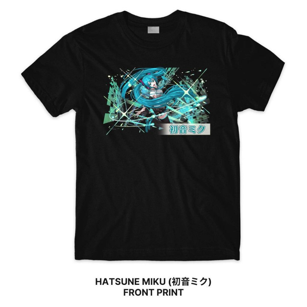 Baju Kaos Hatsune Miku (Hatsune Miku)| T-Shirt Series Print Anime Manga
