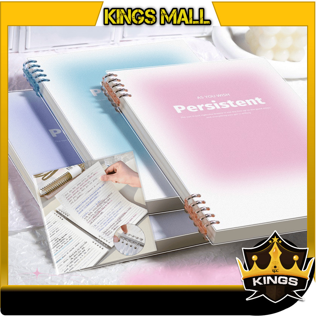 

Kings - 6646 Buku Binder / Aesthetic Korean Loose Leaf Binder / Buku Catatan Lucu / Notebook Loose Leaf Lucu / Buku Tulis Sekolah