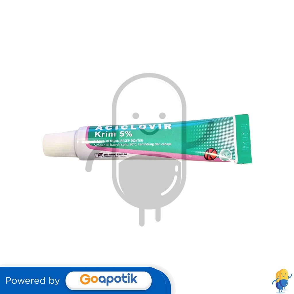 Aciclovir Bernofarm 5% Cream 5 Gram Tube
