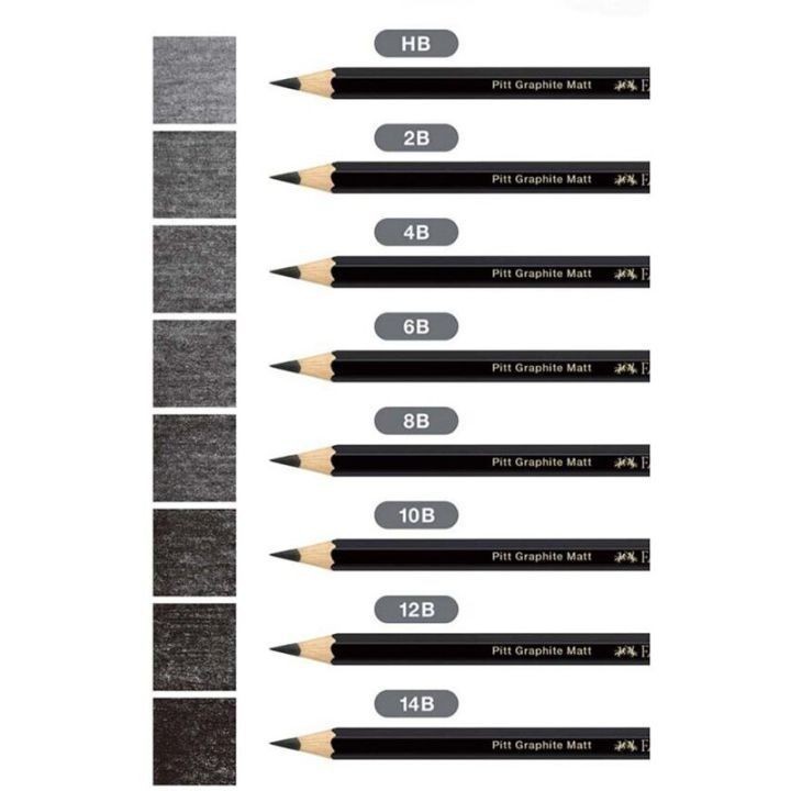 

faber castell pitt graphite matt pencils (harga satuan)