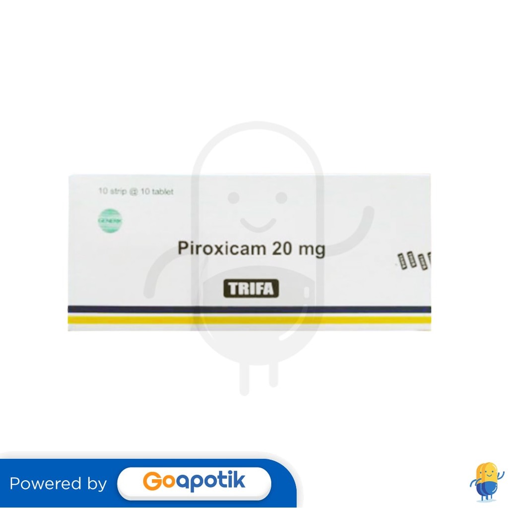 Piroxicam Trifa 20 Mg Box 100 Tablet