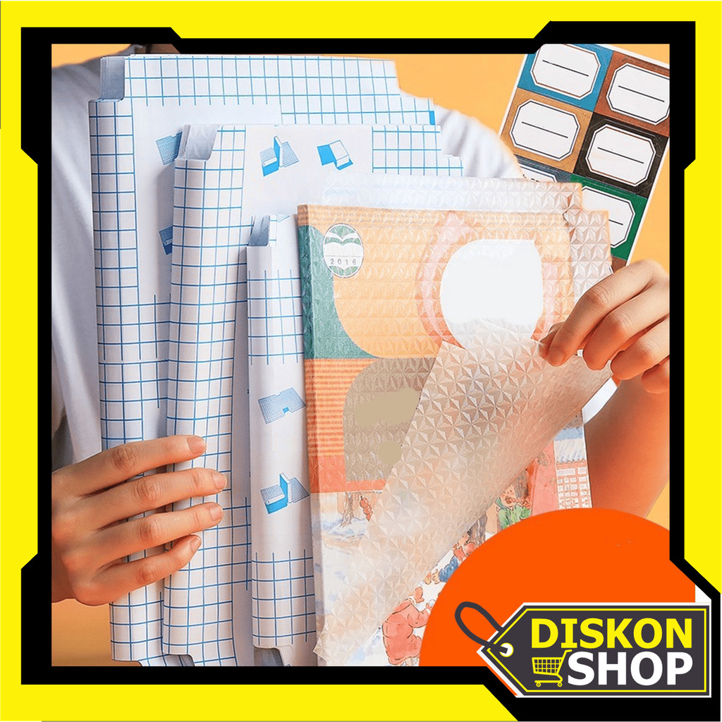 

Diskon Shop - S6665 Sampul Buku Sekolah / Film Pelindung Buku / Sampul Buku Plastik / Cover Buku Anti Air / Sampul Buku Tahan Air