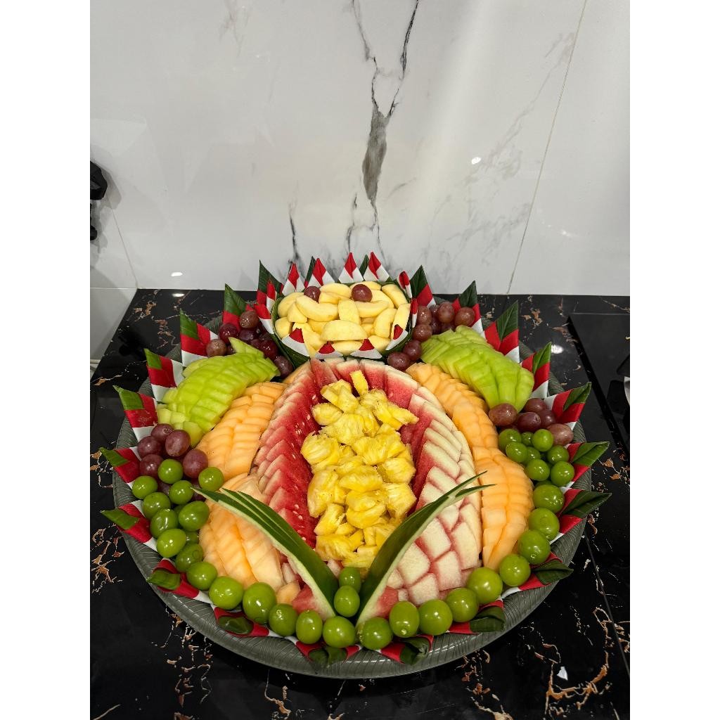 

RUJAK TUMPENG Buah Potong Prasmanan siap makan BEST SELLER