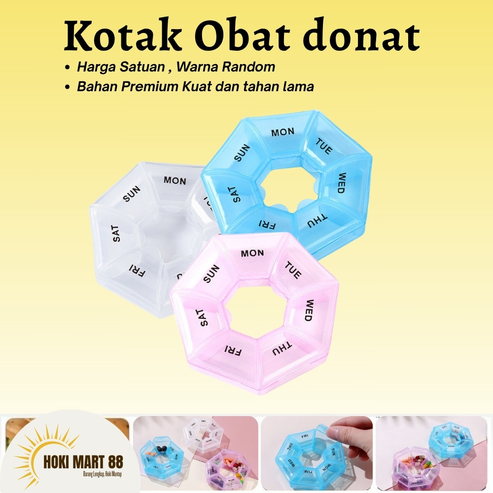 Kotak Obat / Tempat Obat / Tempat Obat Harian / Kotak Obat Harian / Medicine Box / Kotak Obat 7 Hari