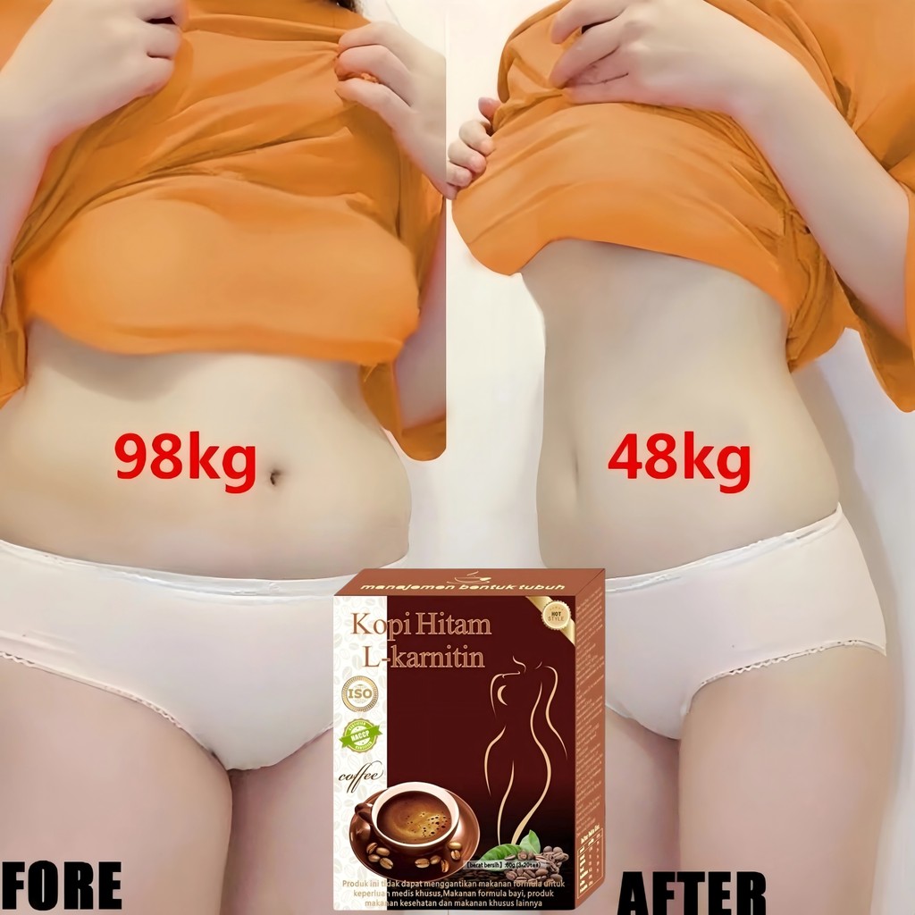 

(3gram x 20bungkus)Collagen drink Bubuk kopi instan L-karnitin,kopi hitam pelangsing 7 hari,Kopi kolagen,kPerut kurus tanpa rasa sakit，buat diet badan，obat penurun berat badan,,kopi hitam,kopi bloom pelangsing,