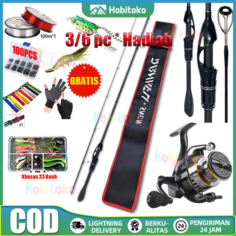 Dengan Bahan Serat Karbon Joran Pancing Carbon Pancing Set Lengkap Untuk Memancing Gagang Karbon Jor