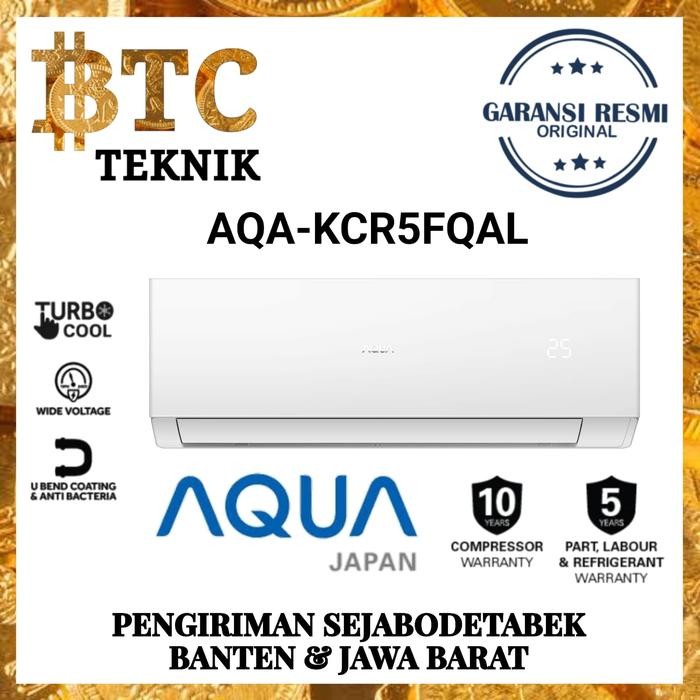AC AQUA SPLIT 1/2 PK PROMO TERMURAH  / AC AQUA SANYO 0.5 PK - UNIT ONLY