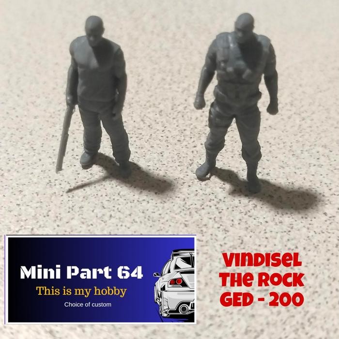 Diorama Diecast Figure FF GED-200 Miniatur Skala 64